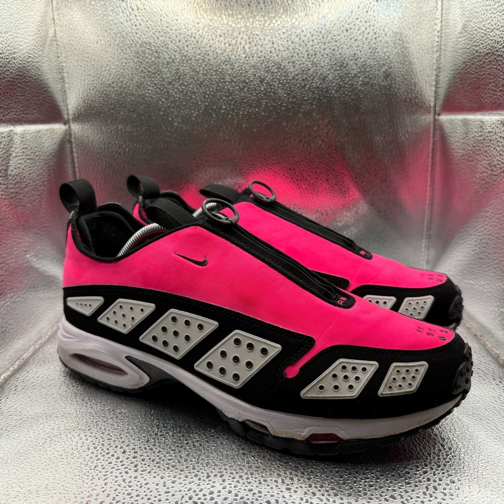 Size 12 - Nike Air Max Sndr Hyper Pink And Black Womens Sneakers FZ2068-600